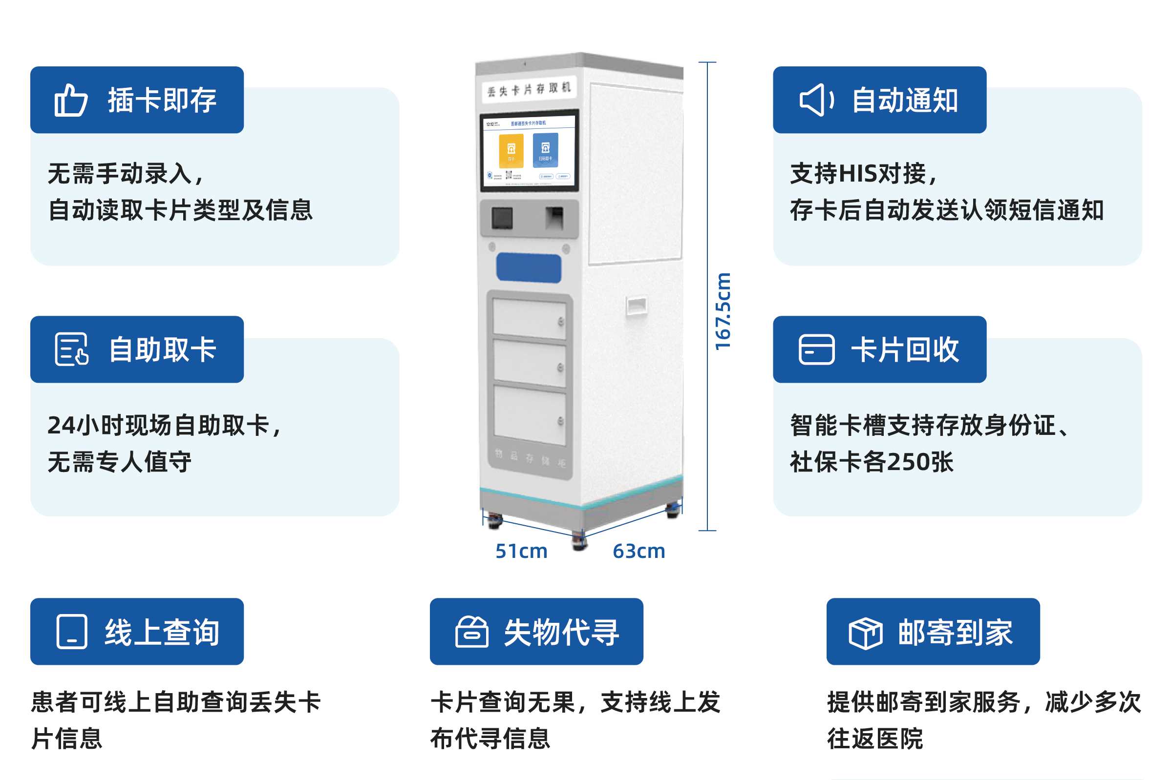 遗失证件智能归还工作站